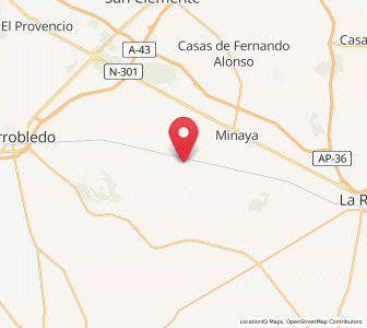 Map of Casa de Peña, Castille-La Mancha