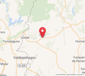 Map of Casa de Uceda, Castille-La Mancha