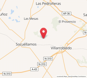 Map of Casa del Pino, Castille-La Mancha