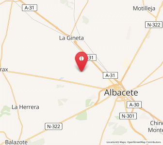 Map of Casa Grande, Castille-La Mancha