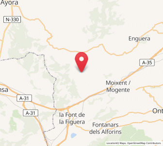 Map of Casa Rabosa, Valencia