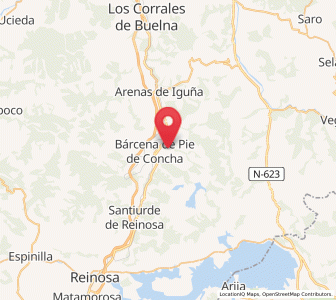 Map of Casares, Cantabria
