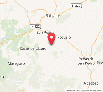 Map of Casas de Abajo, Castille-La Mancha