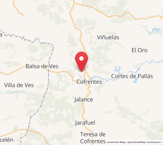 Map of Casas de Alcance, Valencia