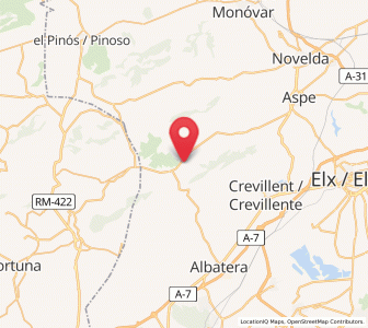 Map of Casas de Galiana, Valencia