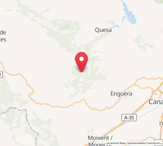 Map of Casas de Ligero, Valencia