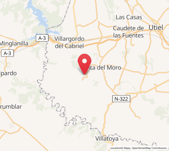 Map of Casas de Moya, Valencia