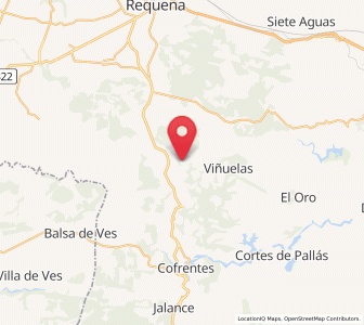 Map of Casas de Sotos, Valencia