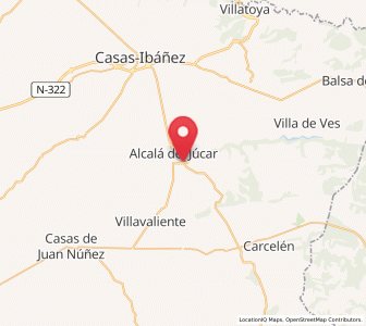 Map of Casas del Cerro, Castille-La Mancha