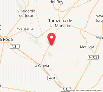 Map of Casas del Río, Castille-La Mancha