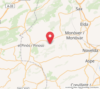 Map of Casas del Señor, Valencia