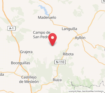 Map of Cascajares, Castille and León