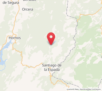 Map of Casicas del Río Segura, Andalusia