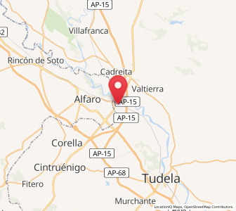 Map of Castejón, Navarre