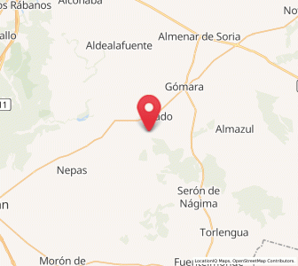 Map of Castil de Tierra, Castille and León