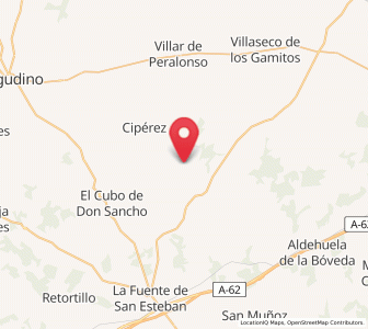 Map of Castillejo de Eváns, Castille and León