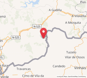Map of Castrelo de Abajo, Galicia