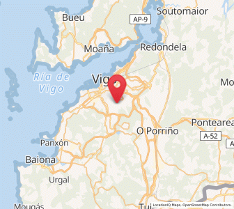 Map of Castrelos, Galicia