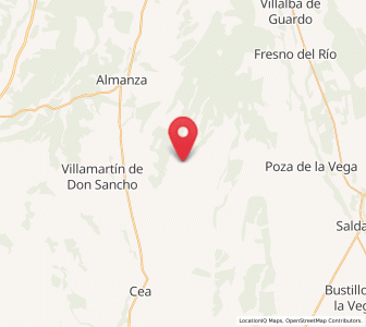 Map of Castrillo de Valderaduey, Castille and León