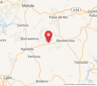Map of Castro de Amarante, Galicia