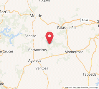 Map of Castro de Amarante, Galicia