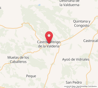 Map of Castrocontrigo, Castille and León