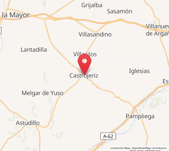 Map of Castrogeriz, Castille and León