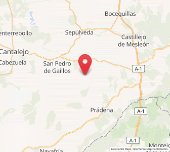 Map of Castroserna de Abajo, Castille and León