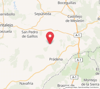 Map of Castroserna de Arriba, Castille and León