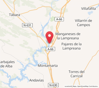 Map of Castrotorafe, Castille and León