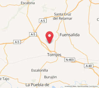 Map of Caudilla, Castille-La Mancha
