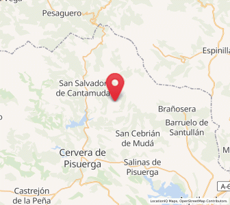 Map of Celada de Roblecedo, Castille and León