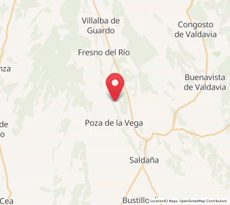 Map of Celadilla del Río, Castille and León