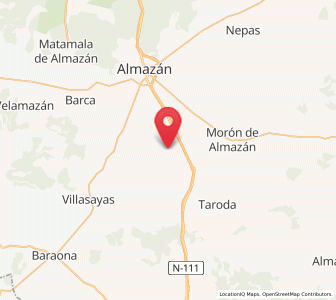 Map of Centenera del Campo, Castille and León