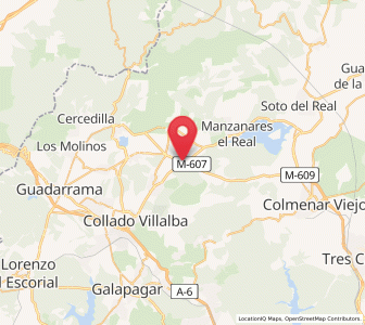 Map of Cerceda, Madrid