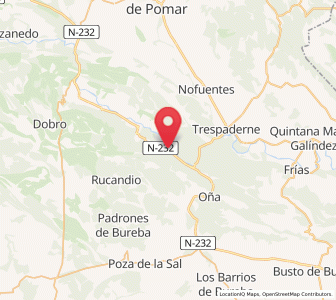 Map of Cereceda, Castille and León