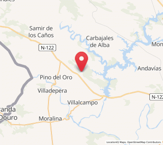 Map of Cerezal de Aliste, Castille and León