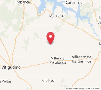 Map of Cerezal de Puertas, Castille and León