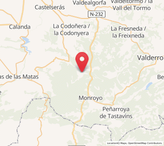 Map of Cerollera, Aragon
