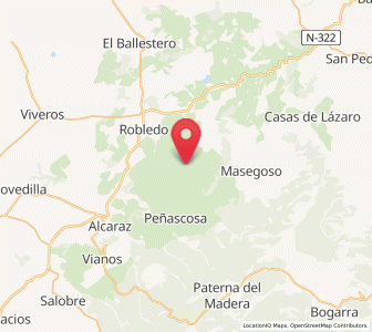 Map of Cerroblanco, Castille-La Mancha