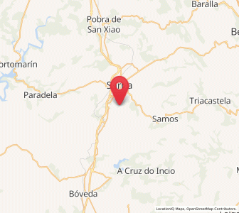 Map of César, Galicia
