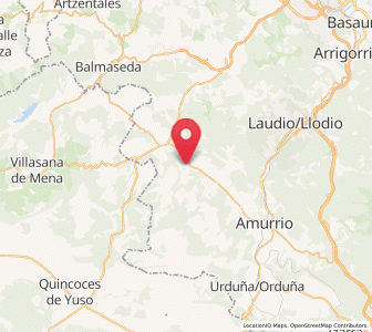 Map of Chabarri, Basque Country
