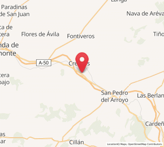 Map of Chaherrero, Castille and León