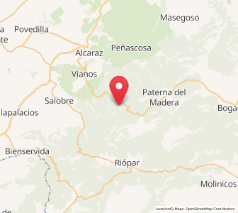 Map of Chaparros, Castille-La Mancha