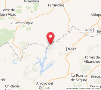 Map of Chozas, Andalusia