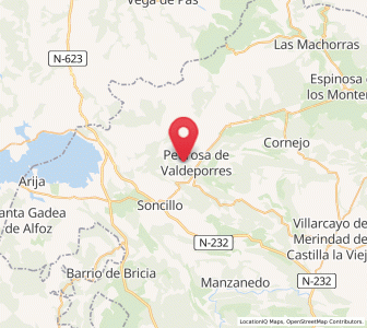 Map of Cidad de Valdeporres, Castille and León