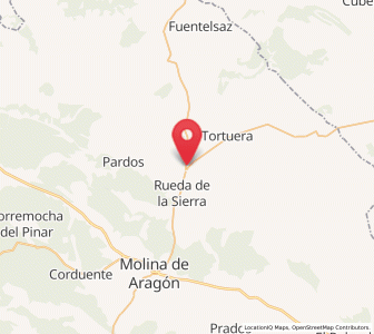 Map of Cillas, Castille-La Mancha