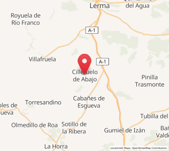Map of Cilleruelo de Abajo, Castille and León