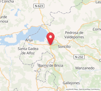Map of Cilleruelo de Bezana, Castille and León
