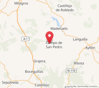 Map of Cilleruelo de San Mamés, Castille and León